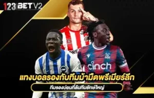 ปกแทงบอลรองกับทีมม้ามืดพรีเมียร์ลีก